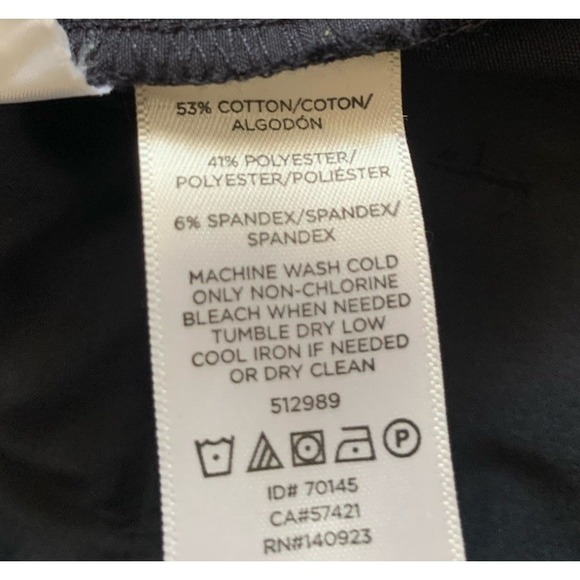 Loft Straight Leg  Size 4 Skinny Women Navy Trousers - Picture 5 of 11